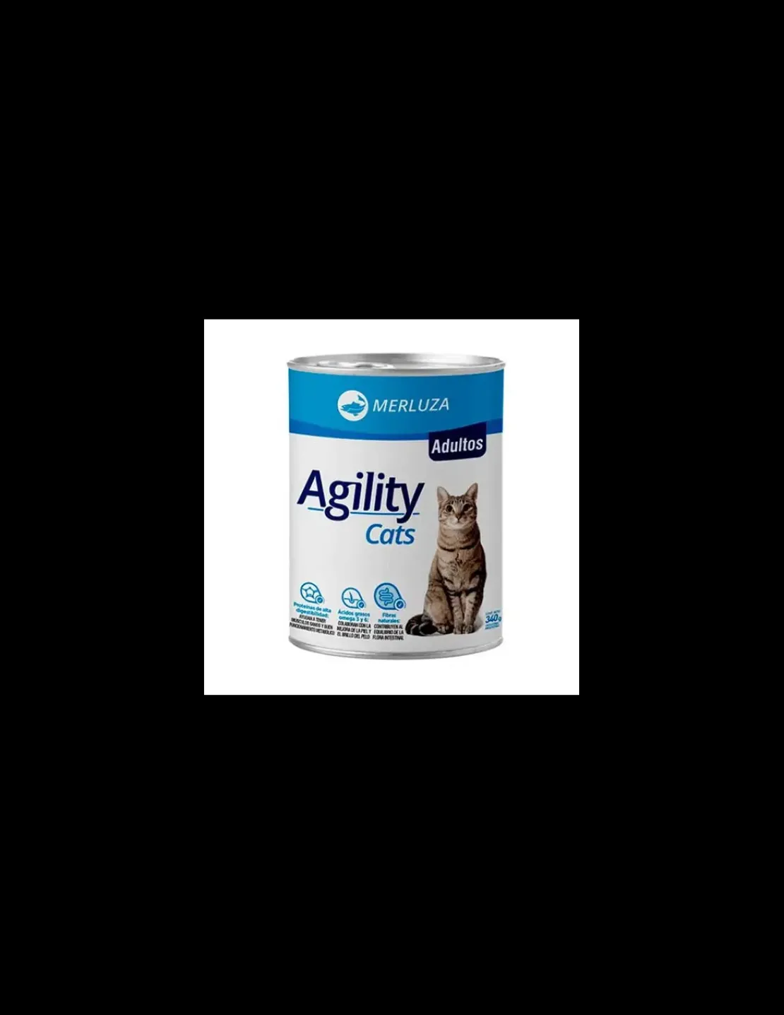 Gato Adulto Merluza Lata 90 grs.*Agility Best