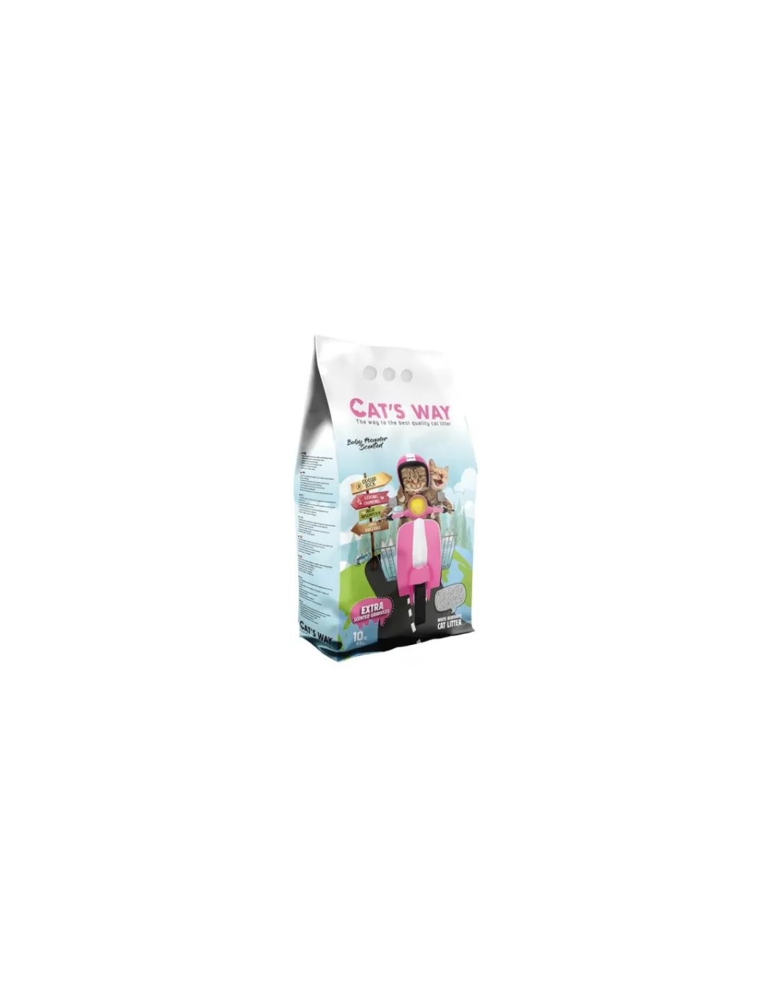 Arena Cats Way Talco Bebe 8,5 kg.*Cat´s Way Fashion