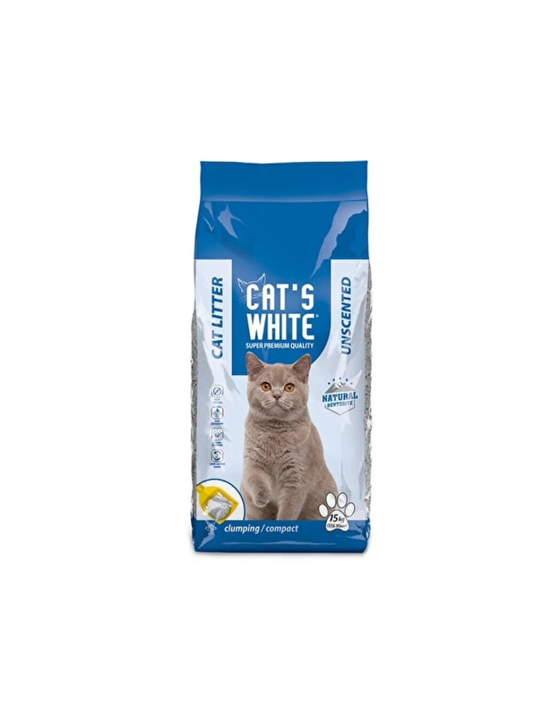 Arena Natural 15 kg.*Cats White Fashion