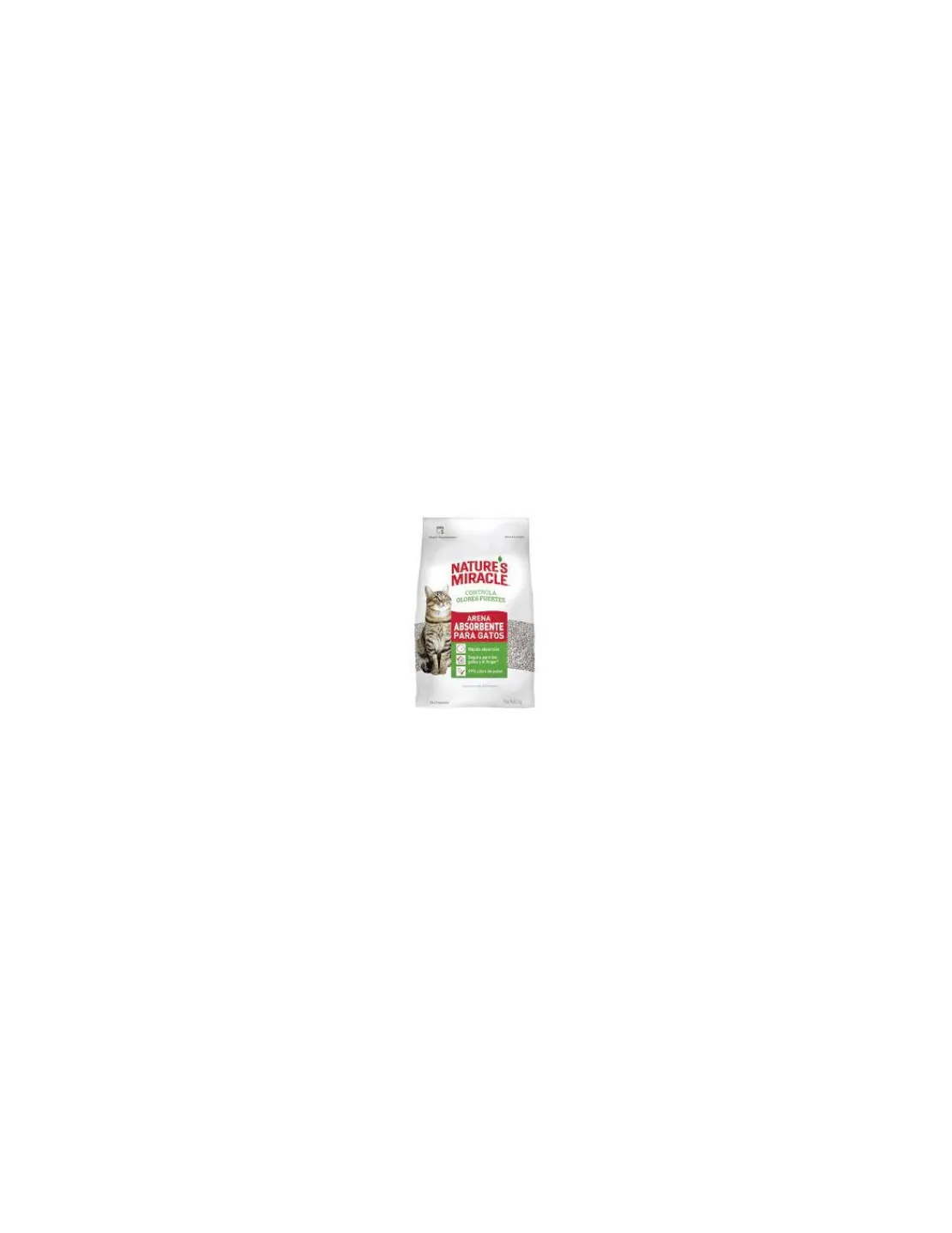 Arena Sin Aroma 2 kg.*Natures Miracle Best