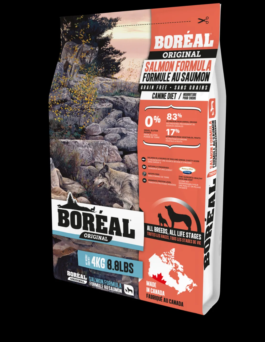 Perro Original Salmon 4 kg.*Boreal Clearance