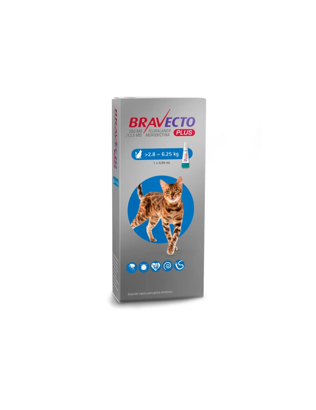 Plus Gato 2,8 a 6,25 kg.*Bravecto Sale