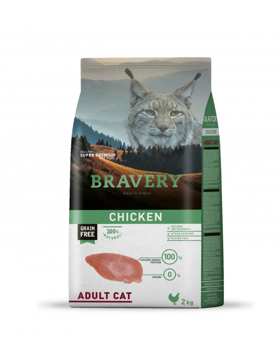 Gato Adulto Pollo 2 kg.*Bravery Discount