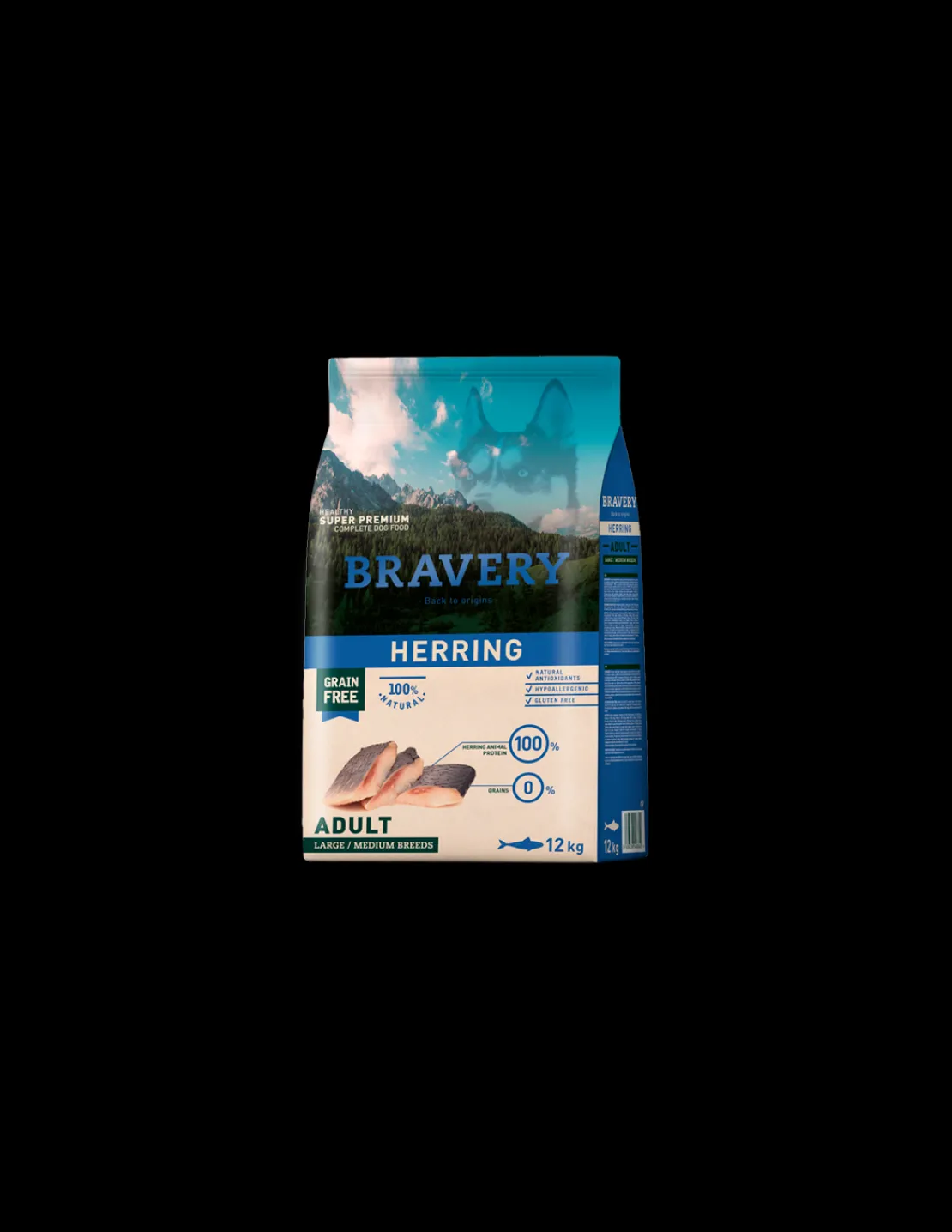 Herring Adulto Medium y Large 4 kg.*Bravery Discount