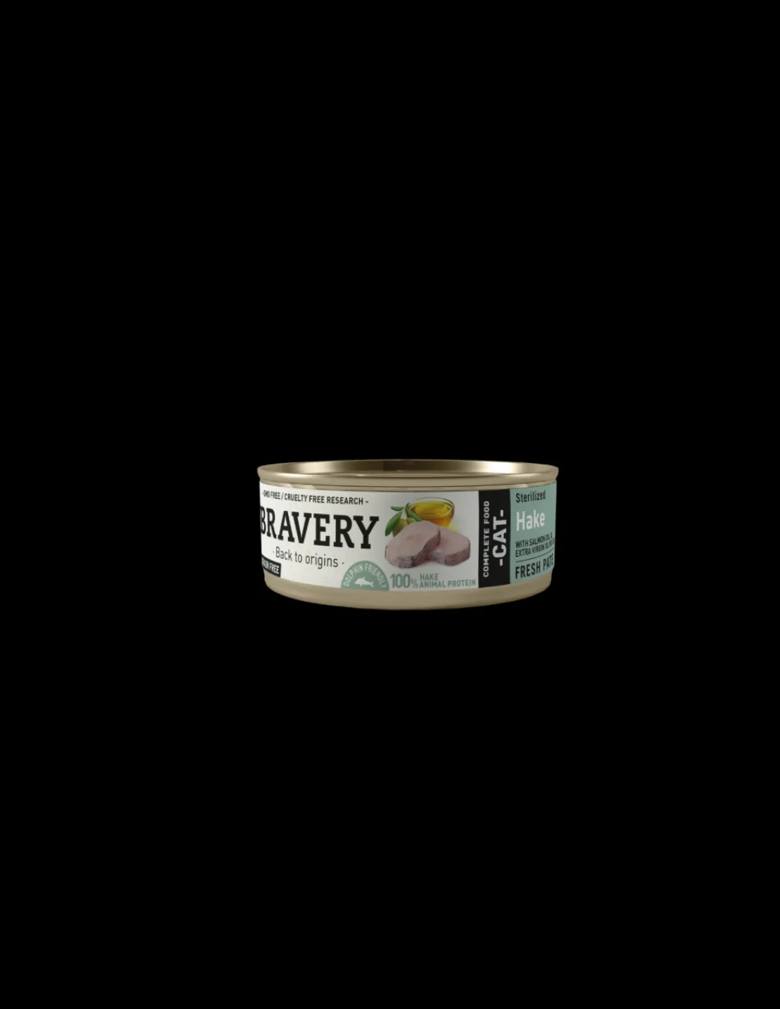 Merluza Gato Esterilizado Lata 70 grs.*Bravery Discount