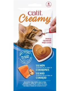 Catit Creamy Salmon y Camarones 40 grs.*Cat It Best