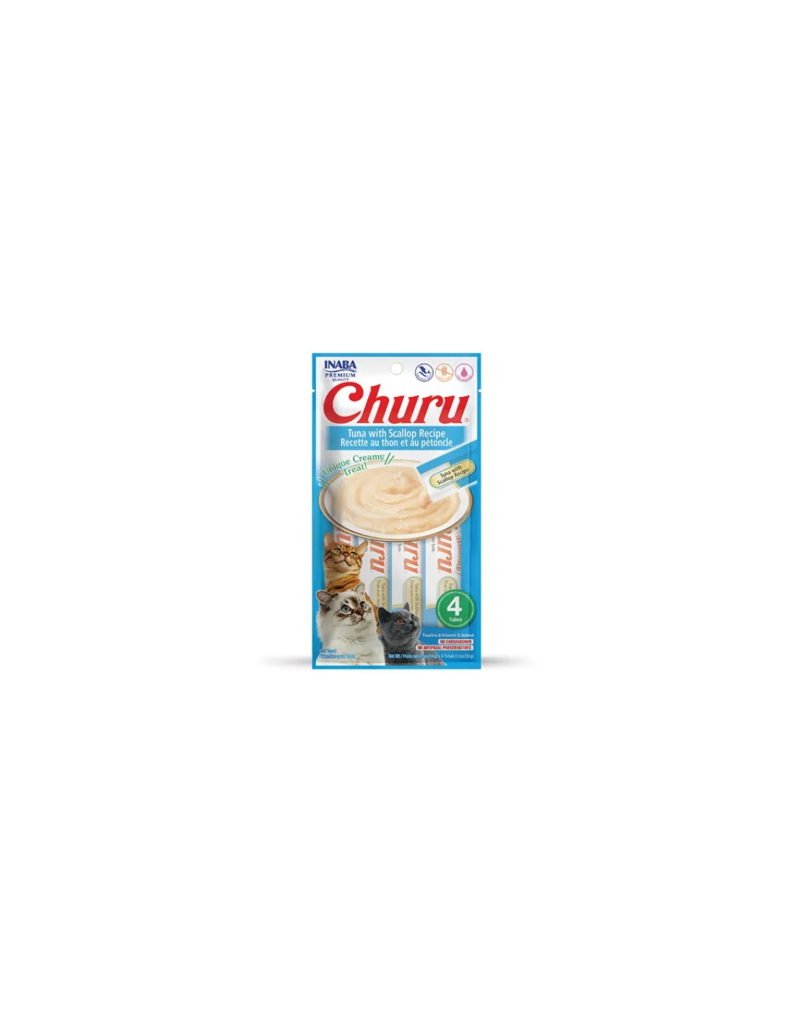 Atun Ostiones Gatos 56 grs.*Churu Online