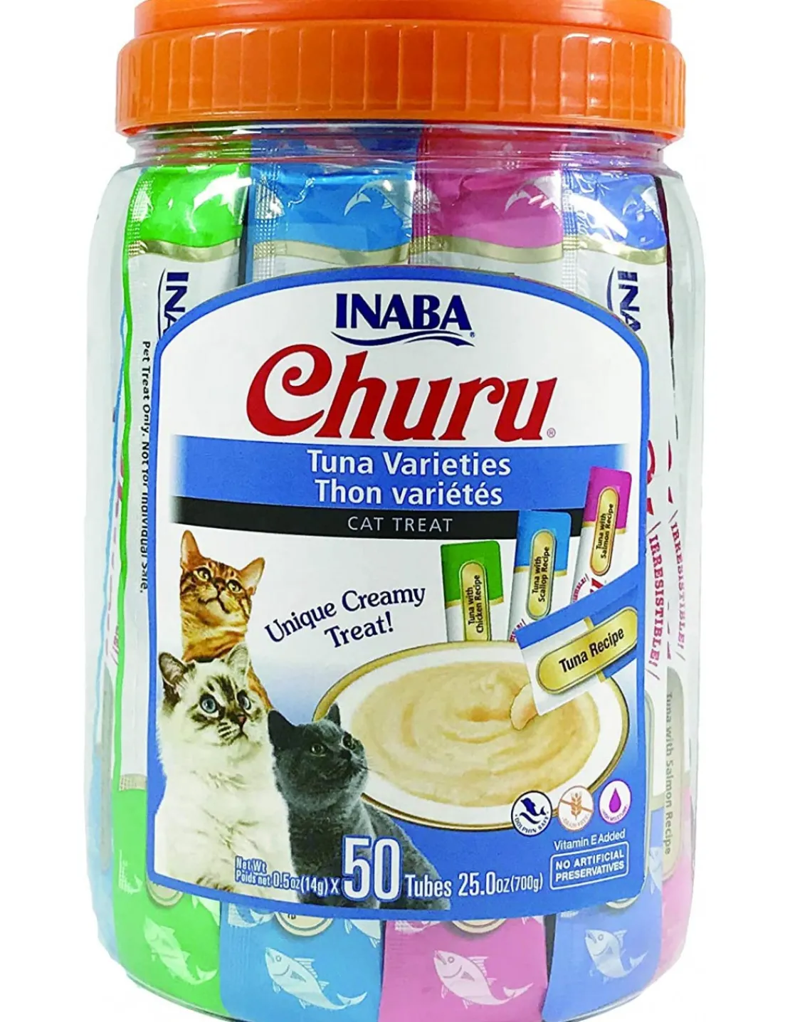 Atun Variedades Gatos 50 Unidades 700 grs.*Churu Online