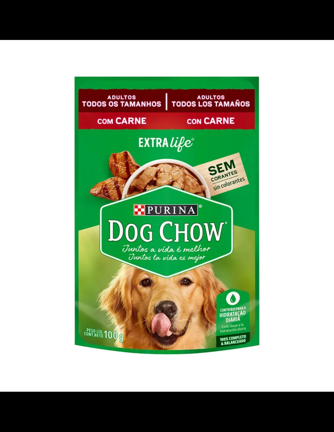 Adultos Carne 100 grs.*Dog Chow Outlet