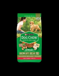 Cachorros Medianos y Grandes Carne y Pollo 8 kg.*Dog Chow Clearance