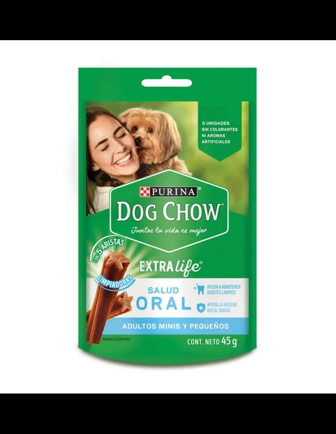 Salud Oral Adultos Minis y Pequeños 45 grs.*Dog Chow Clearance
