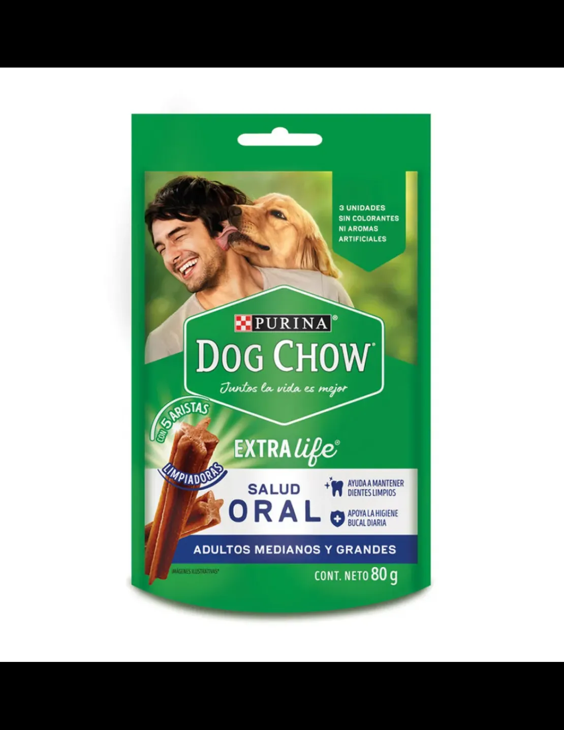 Salud Oral Adultos Medianos y Grandes 80 grs.*Dog Chow Sale