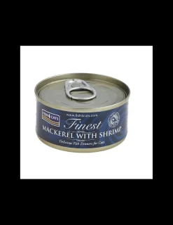 Finest Mackerel With Shrimp 70 grs.*Fish4Cats Outlet