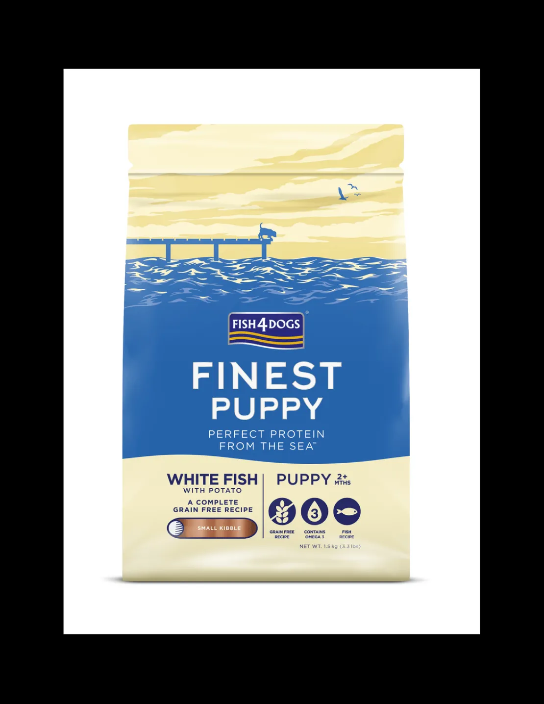 Puppy White Fish 1,5 kg.*Fish4Dogs New