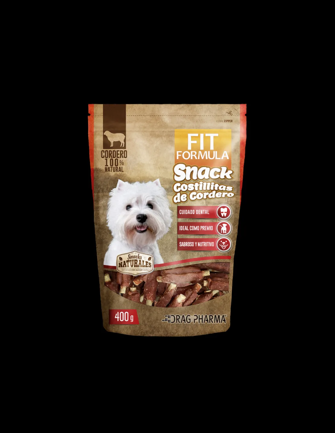 Snack Costillitas de Cordero 400 grs.*Fit Formula Online