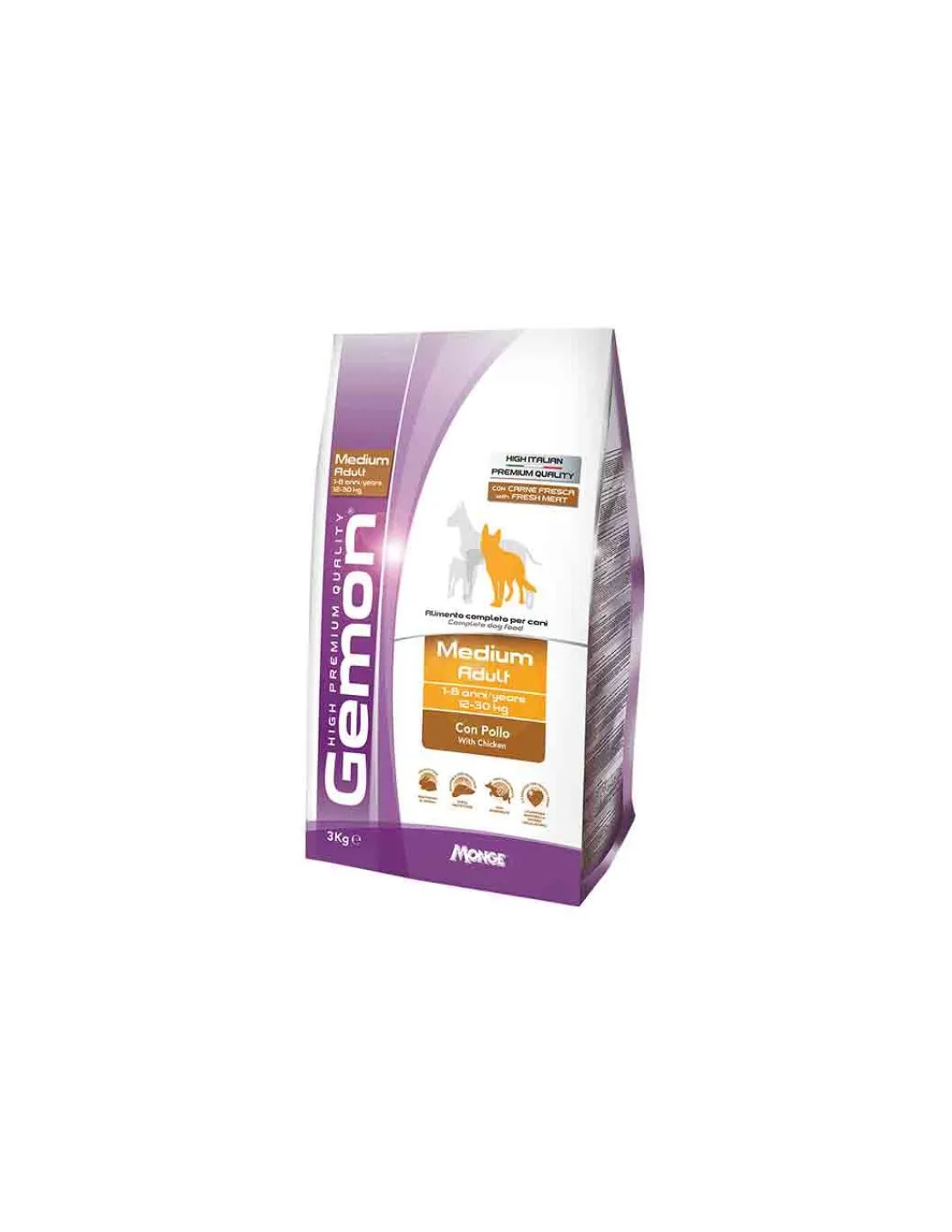 Medium Adulto Pollo 15 kg.*Gemon Best