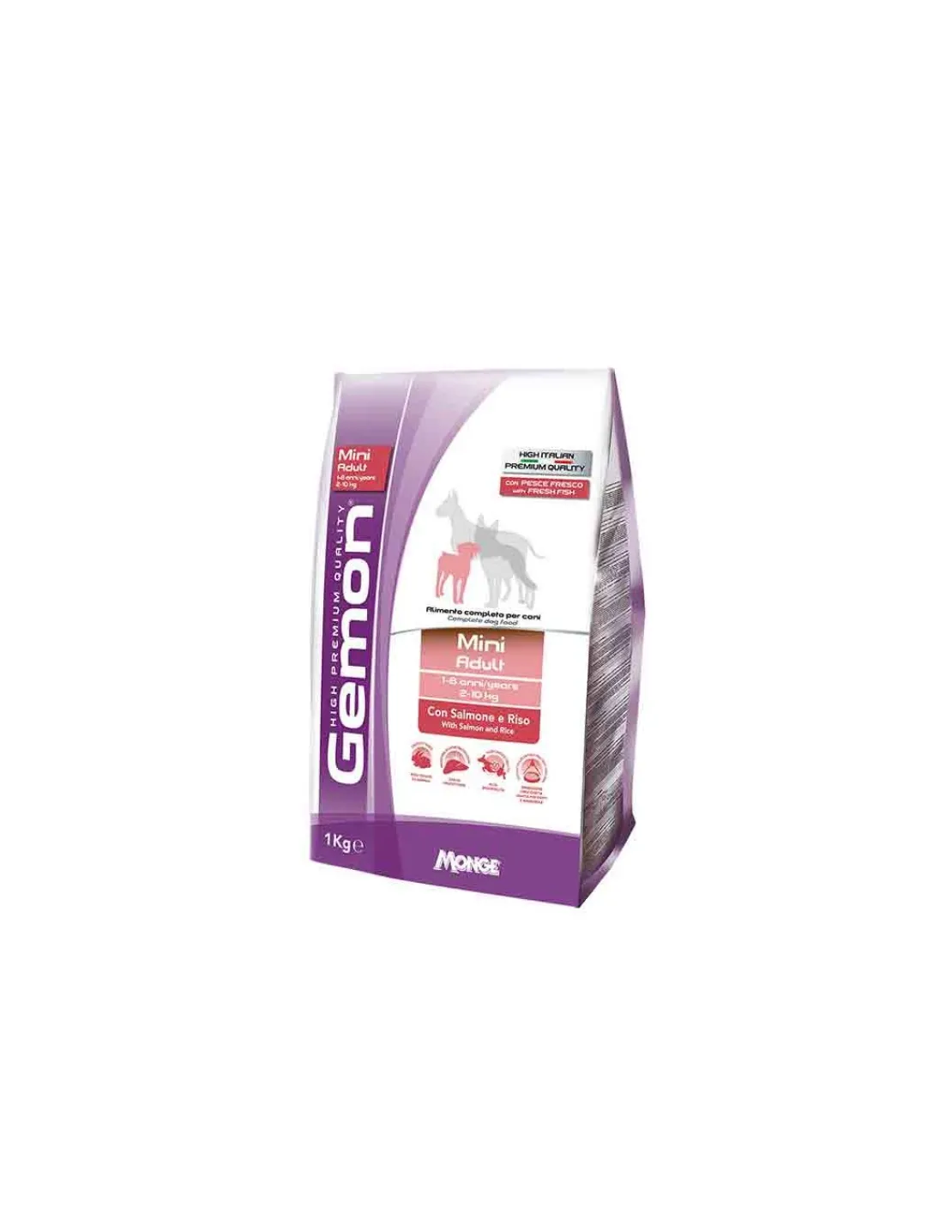 Mini Adulto Salmon 1 kg.*Gemon Best
