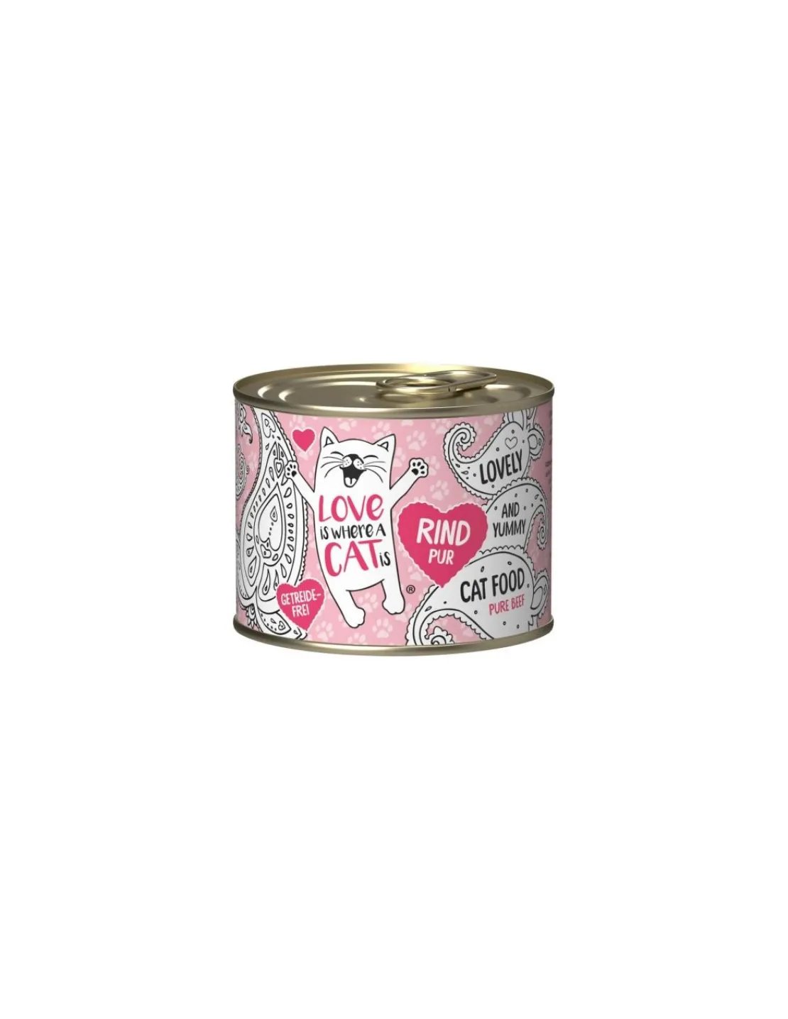 Beef Lata 200 grs.*Love is where a cat is Hot