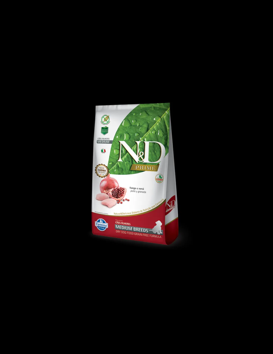 N&D Prime Medium Puppy Pollo Libre de Granos 2,5 kg*Natural & Delicious Hot