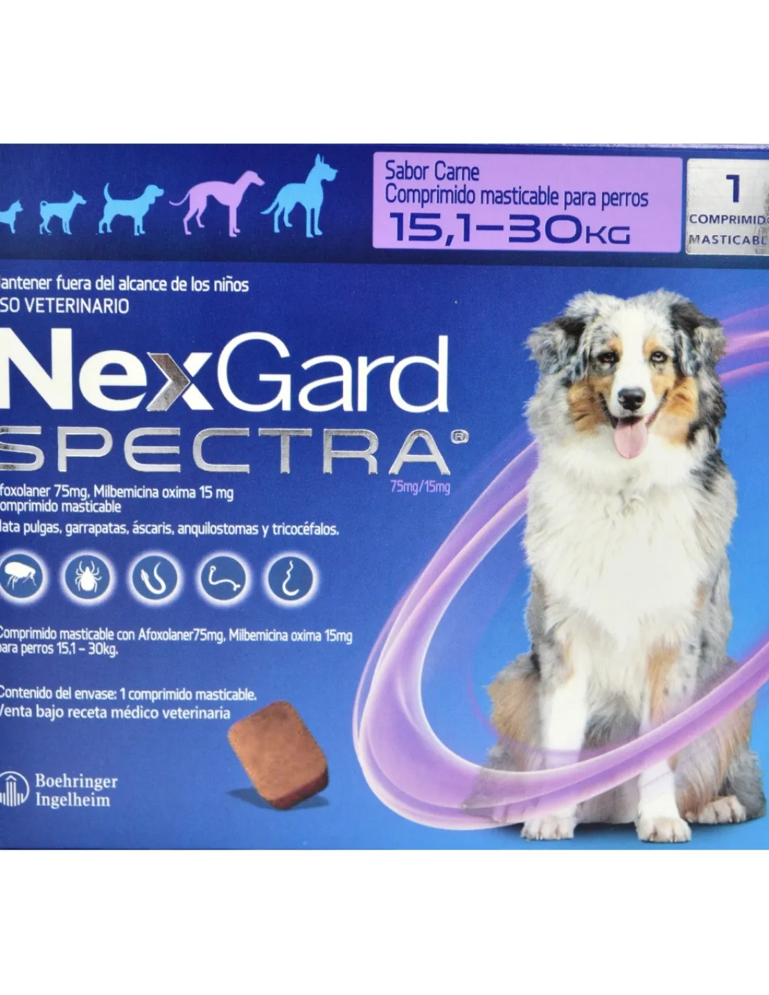 Spectra 1 Comprimido 15 a 30 kg.*Nexgard Outlet