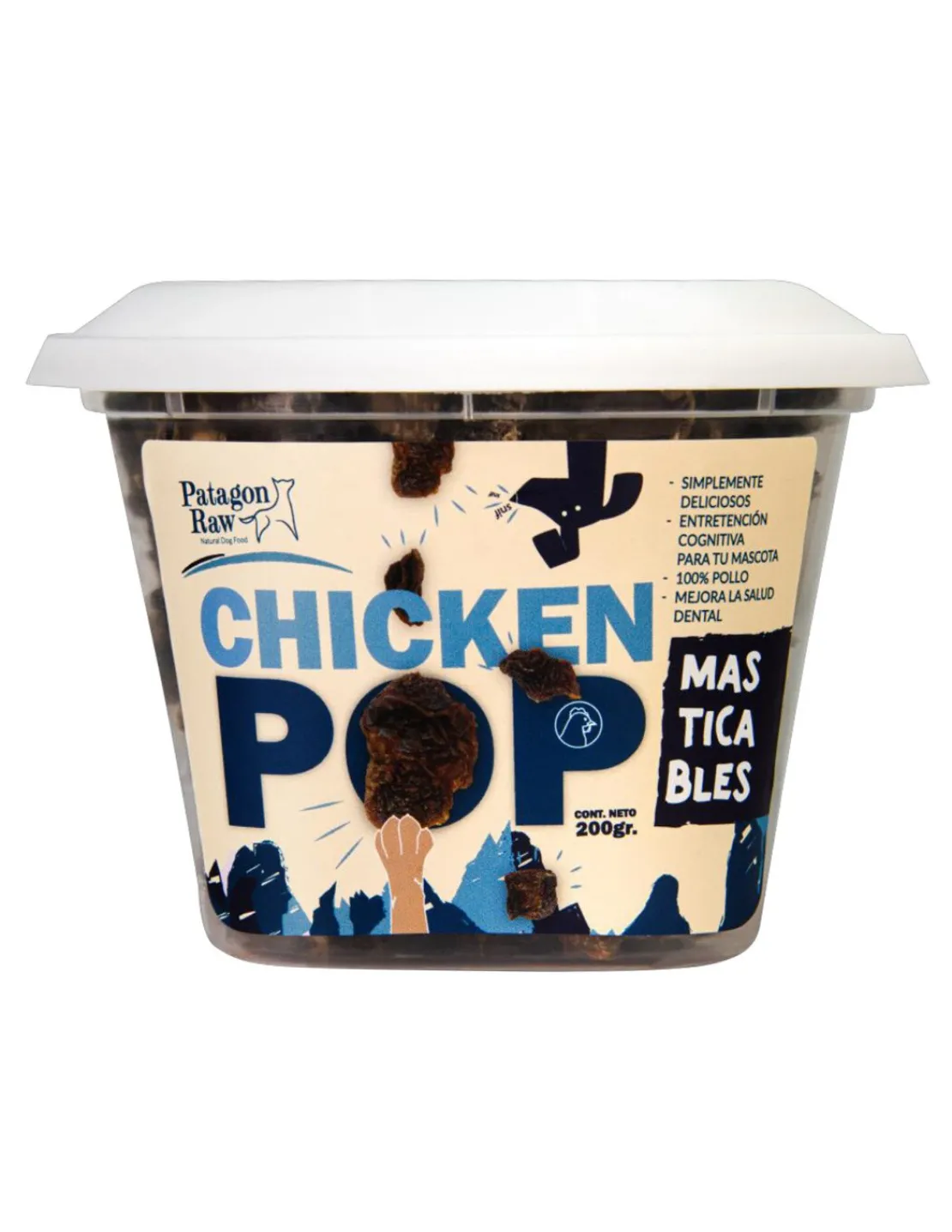 Chicken Pop Perro 200 grs.*Patagon Raw Best