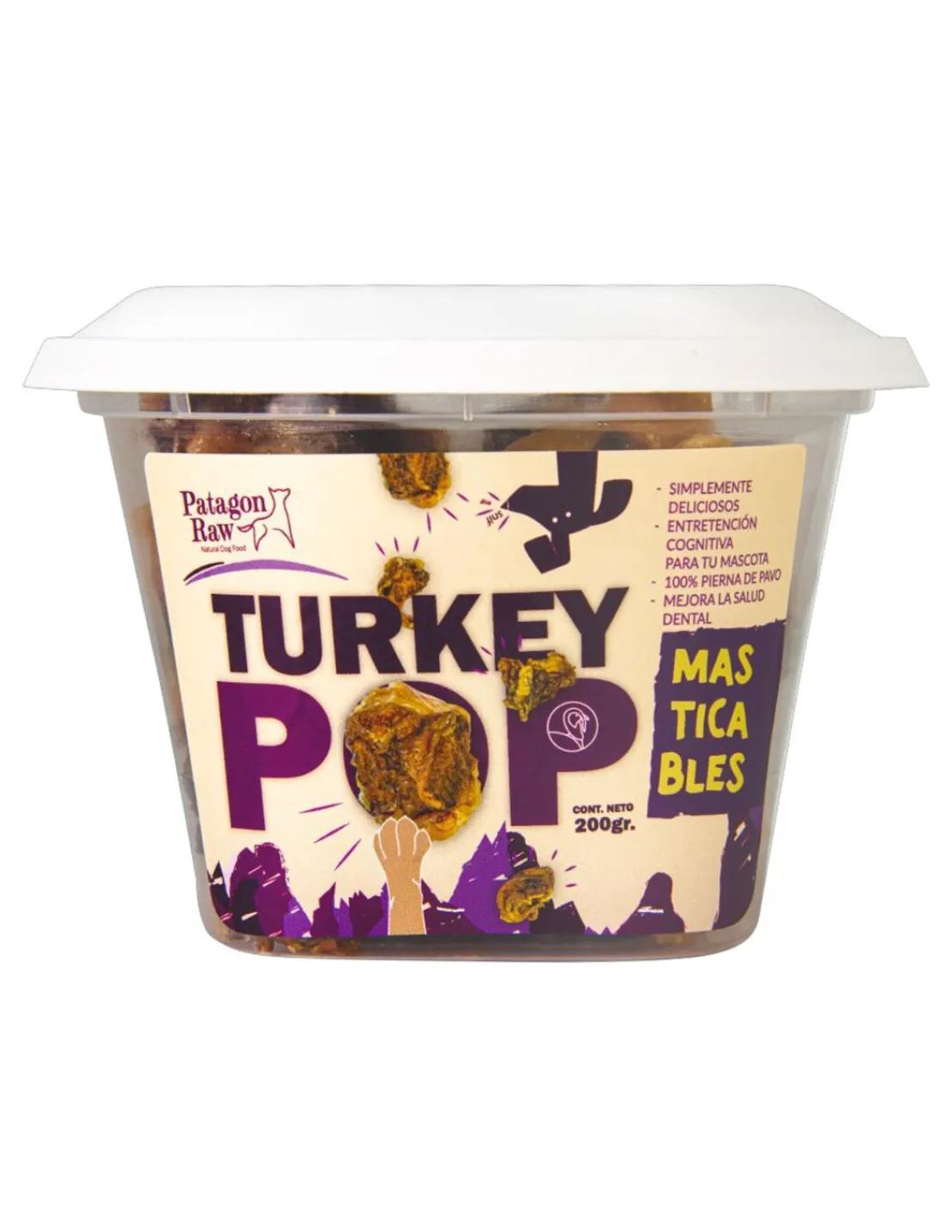 Turkey Pop Perro 200 grs.*Patagon Raw Fashion