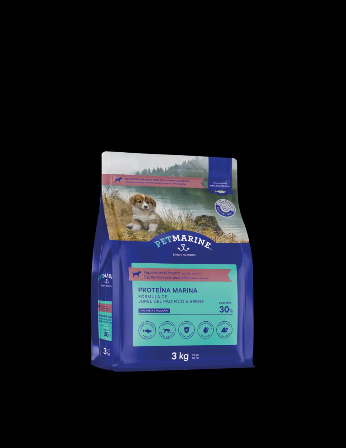 Cachorros Razas Pequeñas 3 kg.*Pet Marine Best