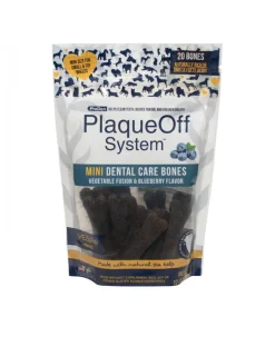 Mini Dental Care Bones Vegetable & Blueberry 340 grs.*PlaqueOff Online