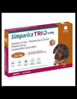 Trio 5 a 10 kg. 3 comprimidos*Simparica New