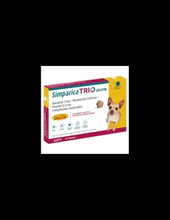 Trio 1,25 a 2,5 kg. 1 comprimido*Simparica Clearance