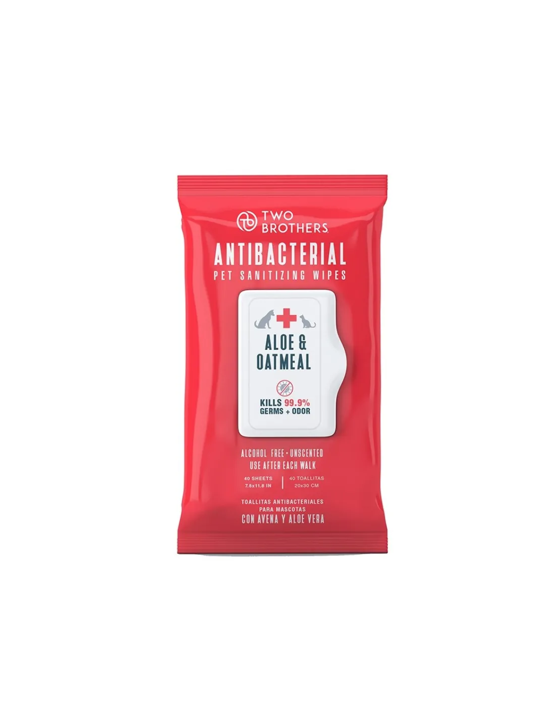 Toallas Antibacteriales 40 unidades.*Two Brothers Discount