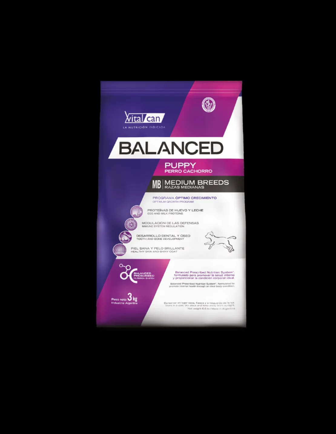 Balanced Puppy Medium 3 kg.*Vitalcan Clearance