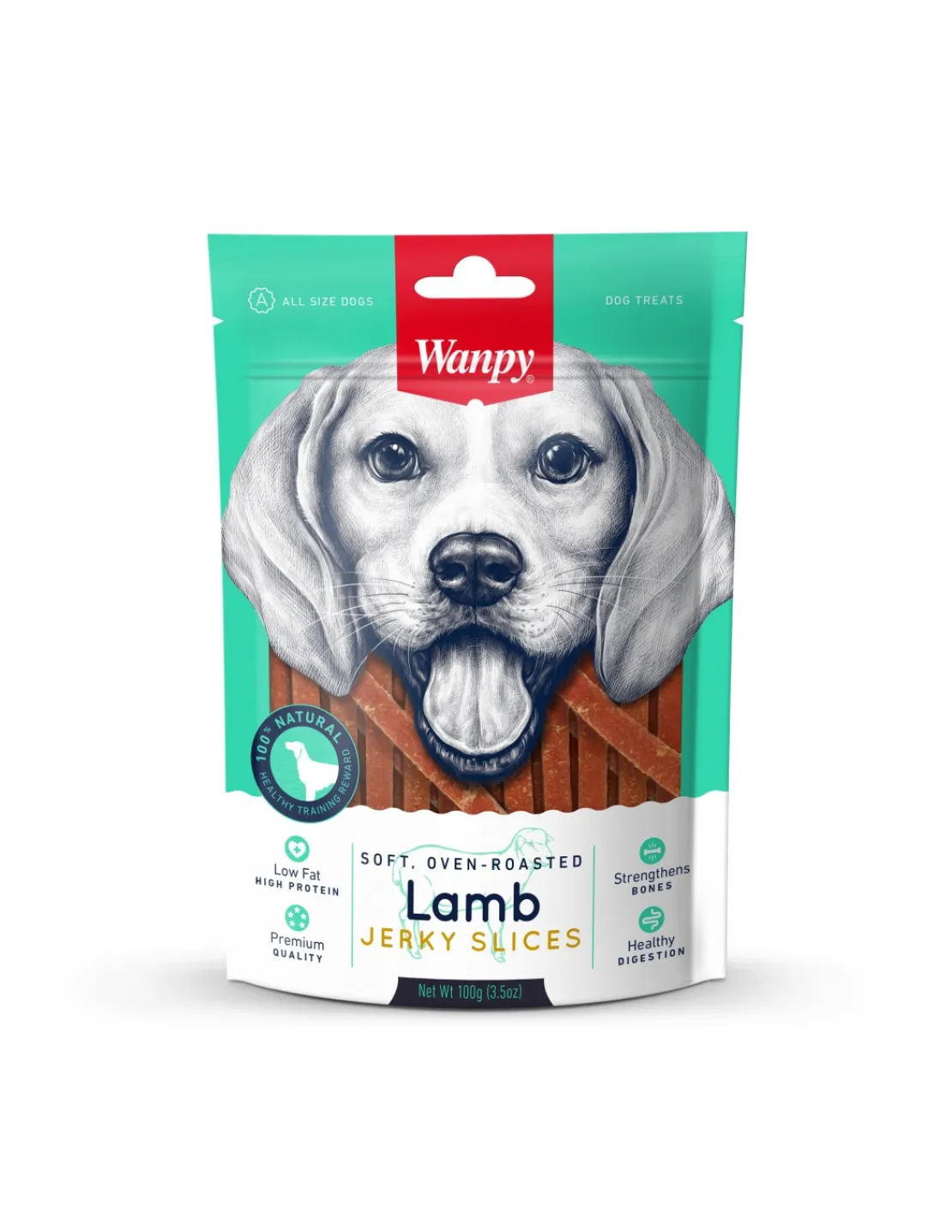 Jerky Slices Lamb 100 grs.*Wanpy Fashion