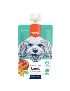 Tasty Meat Paste Lamb Carrot & Pea Perros 90 grs.*Wanpy Fashion